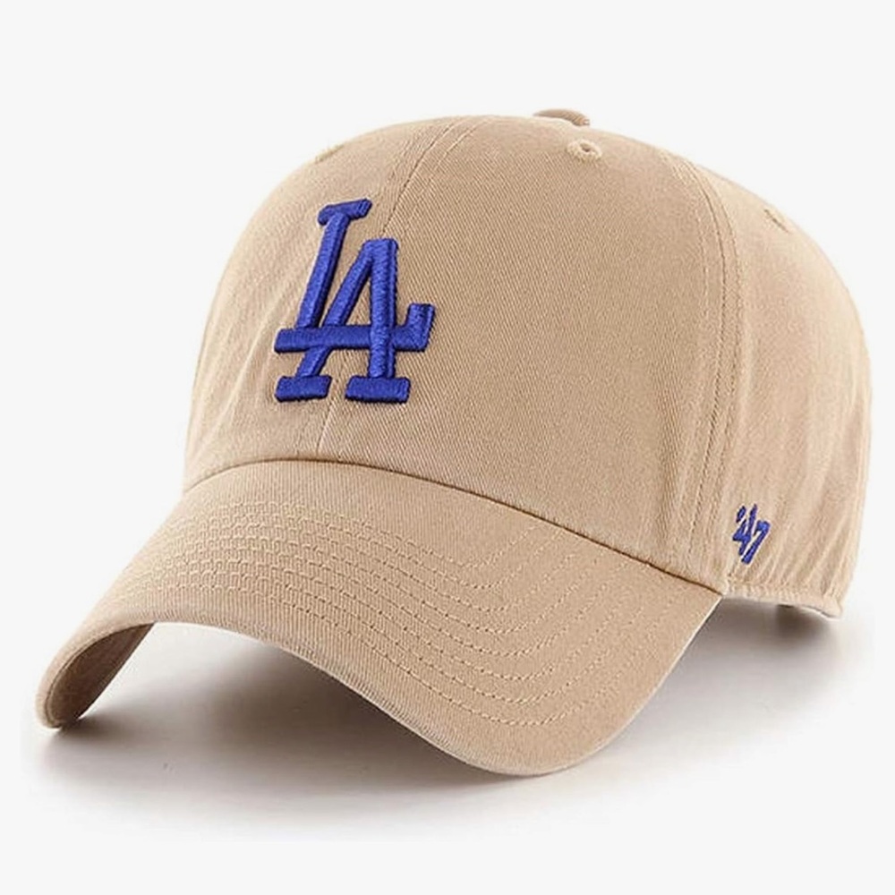 '47 New York Yankees Adjustable Cap Clean Up MLB, Los Angeles Dodgers Khaki